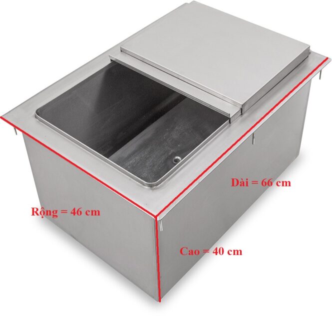 Thùng đá inox 100 lít
