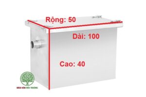 Bể tách mỡ nhà hàng 200 lít model BTM-200