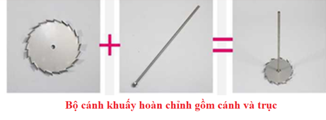 Bộ cánh khuấy hoàn chỉnh