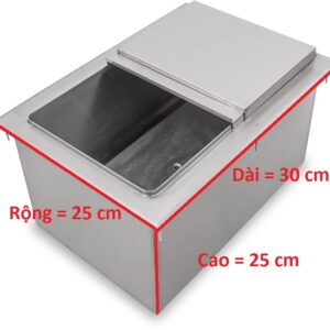 Thùng đá inox loại 12 lít