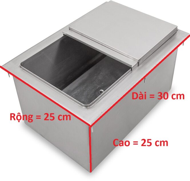 Thùng đá inox loại 12 lít