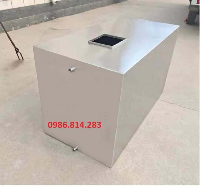 Bể nước inox 400 lít ( 0.4 m3) - tùy chỉnh kích thước theo thiết kế