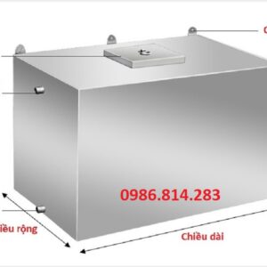 cấu tạo của bể nước inox