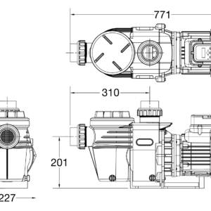 Bảng vẽ bơm hydrostrom ECO-V