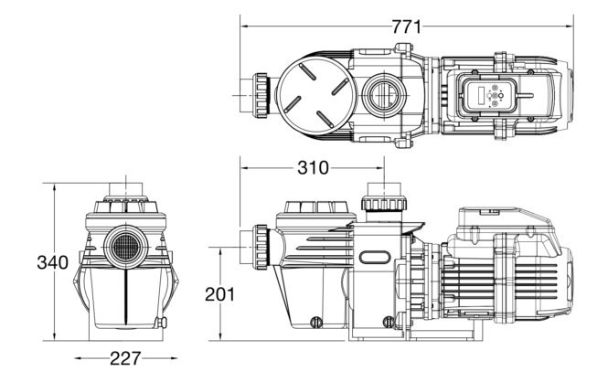 Bảng vẽ bơm hydrostrom ECO-V