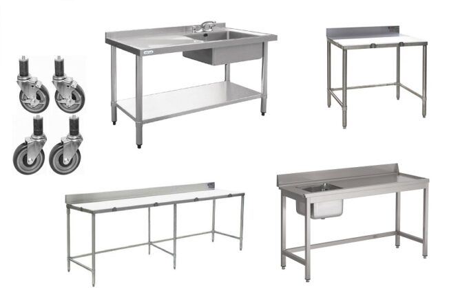 bàn bếp được gia công từ inox 304
