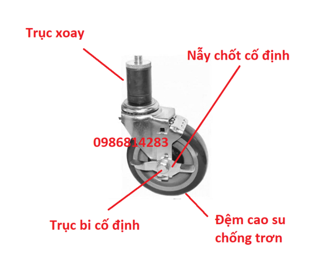 bàn bếp inox có bánh xe