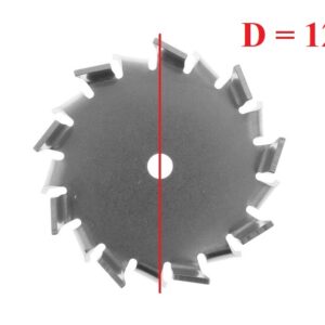 cánh khuấy đĩa cạnh chém 12 cm