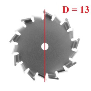 cánh khuấy đĩa cạnh chém 13 cm
