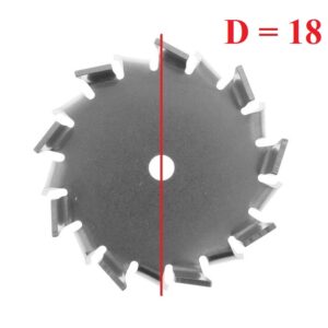 Cánh khuấy đĩa cạnh chém đường kính 18 cm