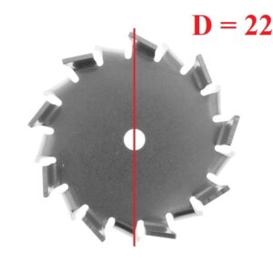 Cánh khuấy cạnh chém đường kính 22 cm