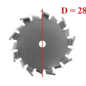 Cánh khuấy đĩa cạnh chém 28 cm