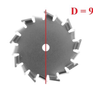 Cánh khuấy đĩa cạnh chém đường kính 9 cm