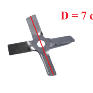 Cánh khuấy tuabin 4 cánh đường kính 7 cm