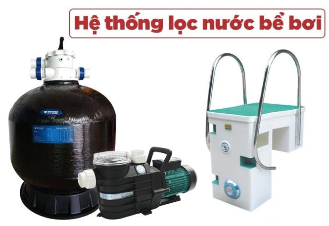 thiết bị lọc nước hồ bơi gồm những loại gì