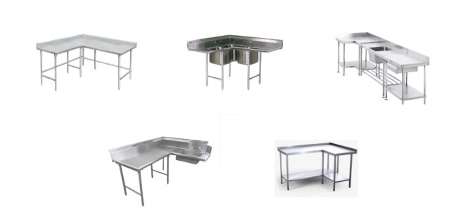 tổng hợp các mẫu bàn bếp hình chữ L