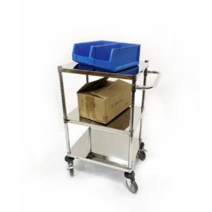 xe đẩy inox 3 tầng