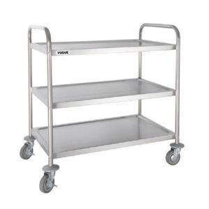 xe đẩy inox 3 tầng