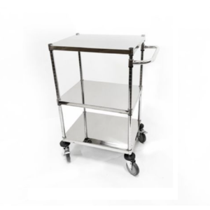 xe đẩy inox 3 tầng