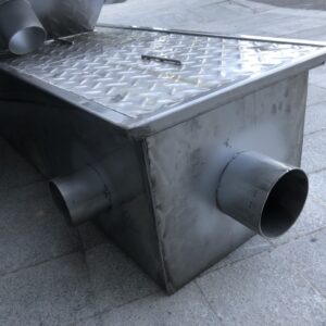 thực tế hố thu sàn inox