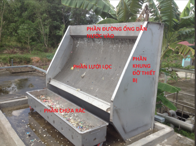 Cấu tạo máy tách rác dạng tĩnh