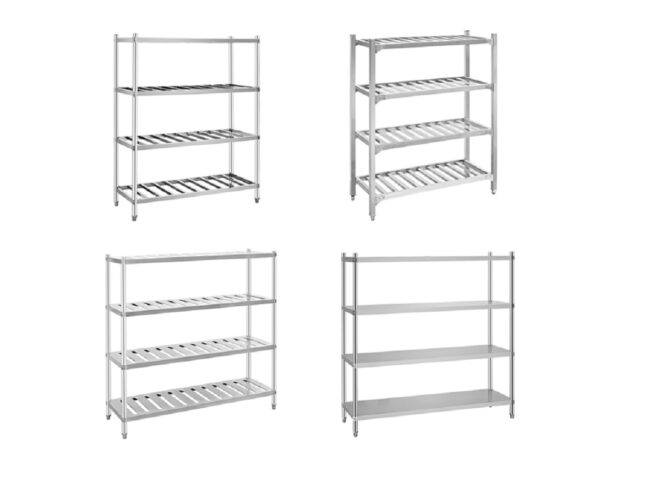 kệ inox nhà bếp nhiều tầng