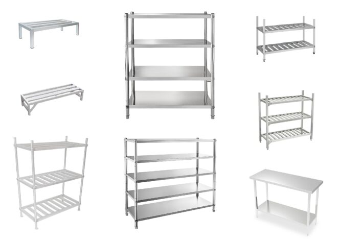 tổng hợp các mẫu kệ inox