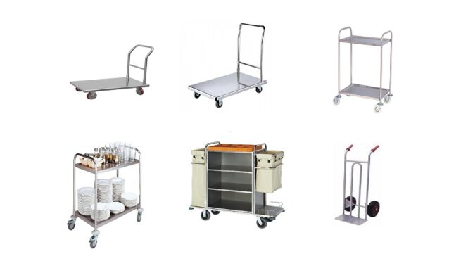 xe đẩy inox