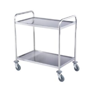 xe đẩy inox 2 tầng