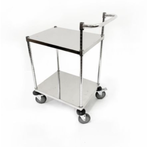 xe đẩy inox 2 tầng