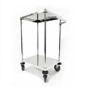 xe đẩy inox 2 tầng