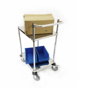 xe đẩy inox 2 tầng