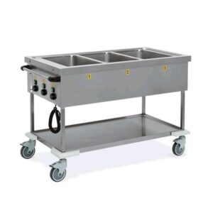 xe đẩy thức ăn inox