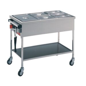 xe đẩy thức ăn inox