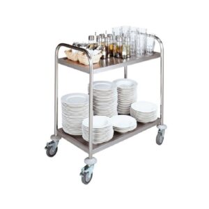 xe đẩy thức ăn inox