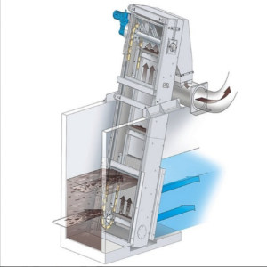 máy tách rác lược cào