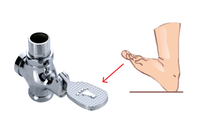 vòi nước đạp chân mini HK-25