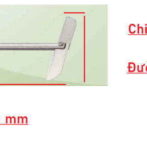 Kích thước cánh khuấy phân li misung CN-50