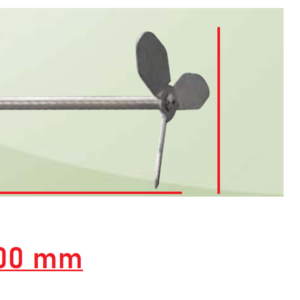 kích thước cánh khuấy PR-350