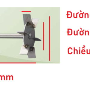 kích thước cánh khuấy tuabin MISUNG TB-70