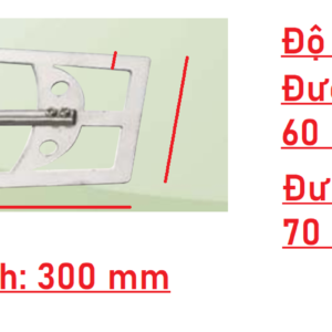 kích thước cánh khuấy chân vịt model PA-60