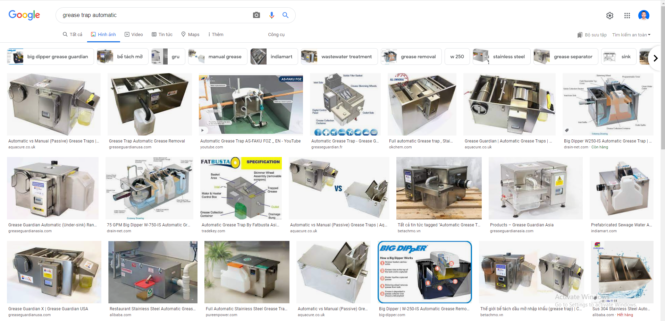 hình ảnh tìm kiếm từ khóa grease trap
