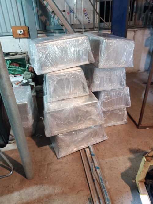 hố chậu inox được đóng gói giao đi hưng yên