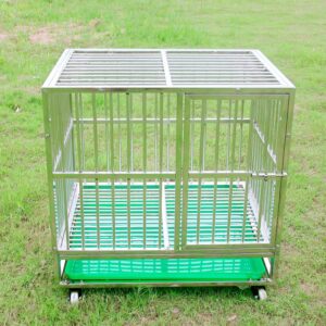 chuồng chó PUG bằng inox