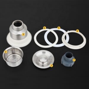 Rốn thu nước chậu rửa inox công nghiệp