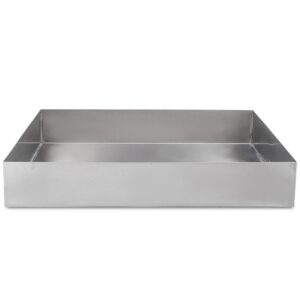 Khay inox đựng nước có ống thoát nước chờ sẵn