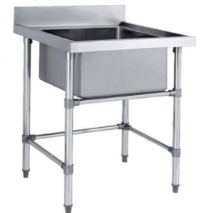 bàn bếp inox có 1 chậu rửa