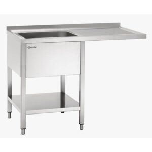 bàn bếp inox có 1 chậu rửa