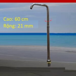 vòi chéo không van khóa nước inox 304