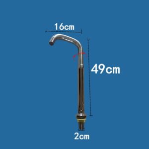 vòi chéo không van khóa nước inox 304